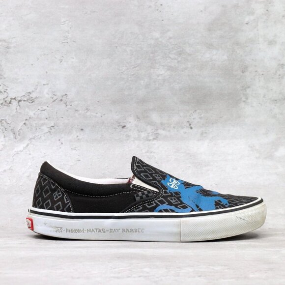 Vans + Krooked By Natas For‎ Ray BarbeeMen's Size 8.5 US Slip On Sneakers Shoes - Picture 1 of 12